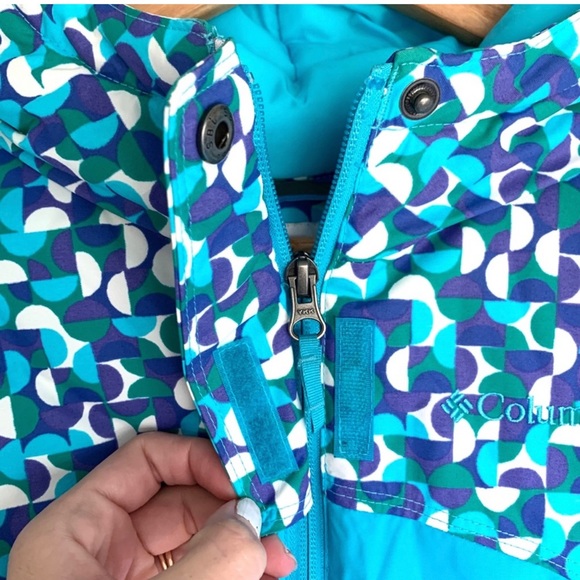 Columbia Girls Blue Winter / Snow Jacket Size L - Picture 4 of 7